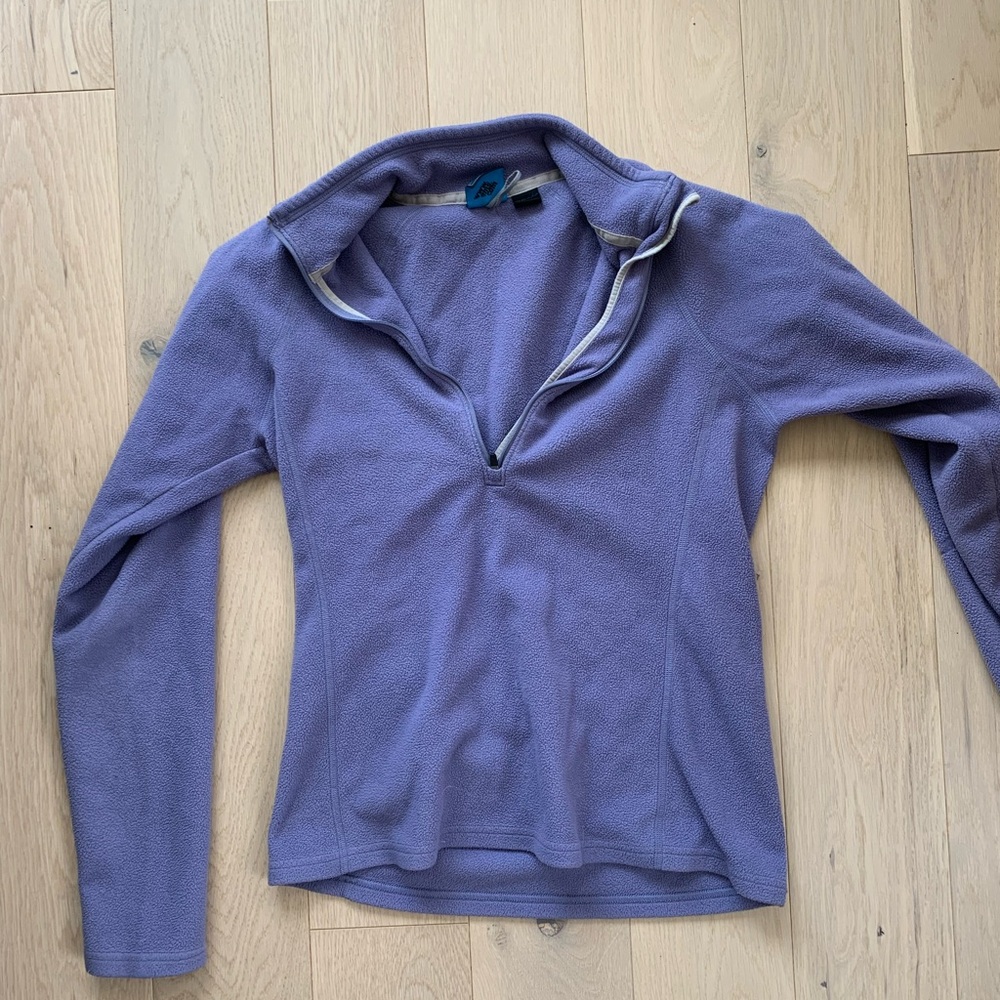 Eastern Mountain Sports Lavender Quarter-Zip Fleece Pullover